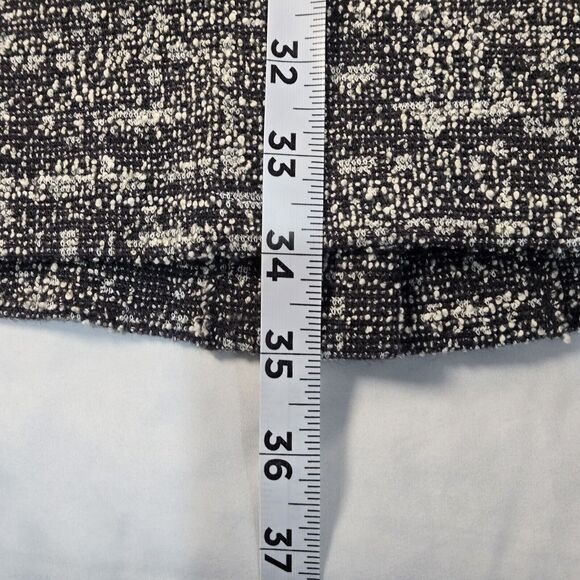 MM LaFleur The Lydia Boucle Black White Tweed Twist Strap Sheath Career Dress 10 - Picture 10 of 11